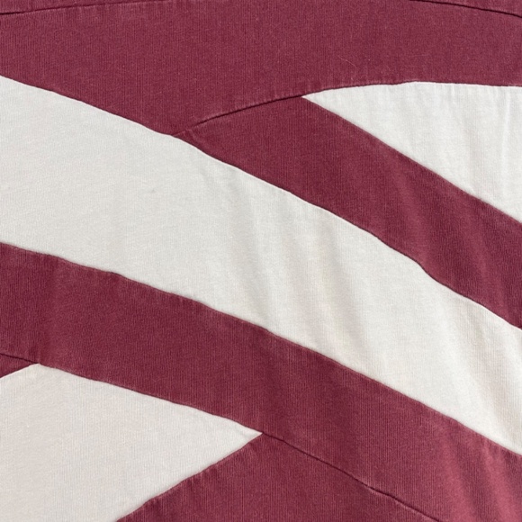 Reebok T-Shirt Maroon White Men’s Size Extra Large - Picture 7 of 11